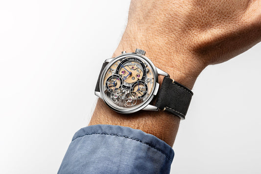 Armin Strom Zeitgeist 1665 3N on the wrist. Image: Armin Strom.