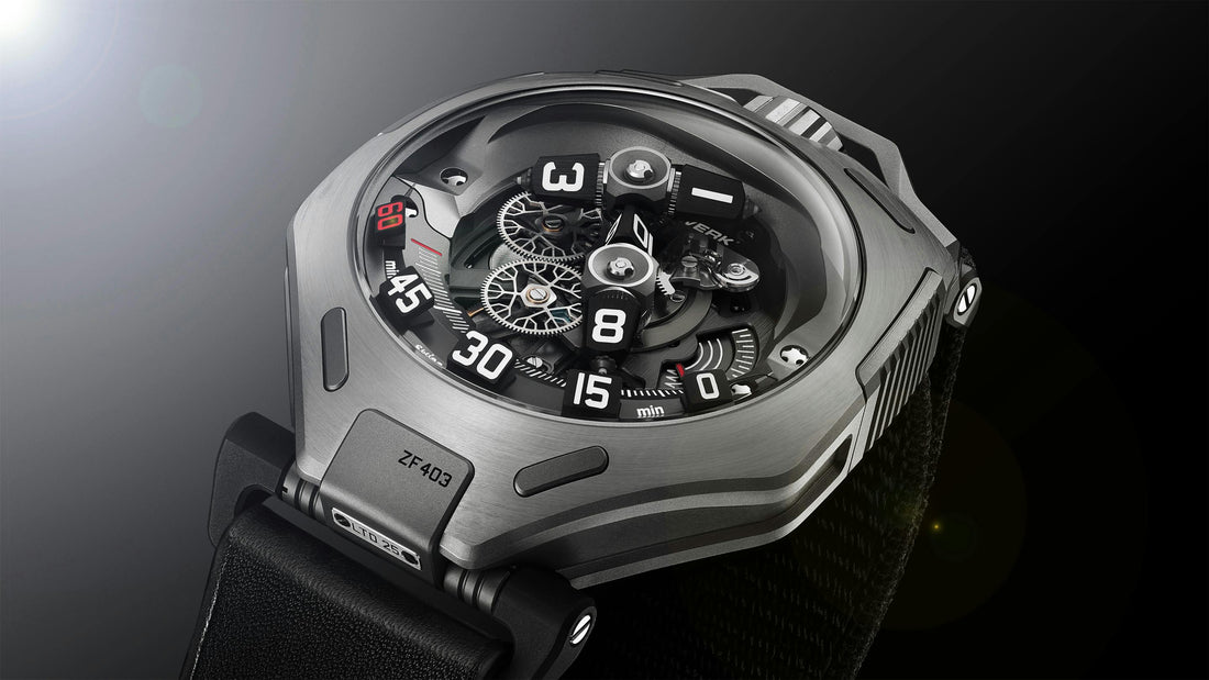 UR-300 Titanium in a three-quarter studio photograph