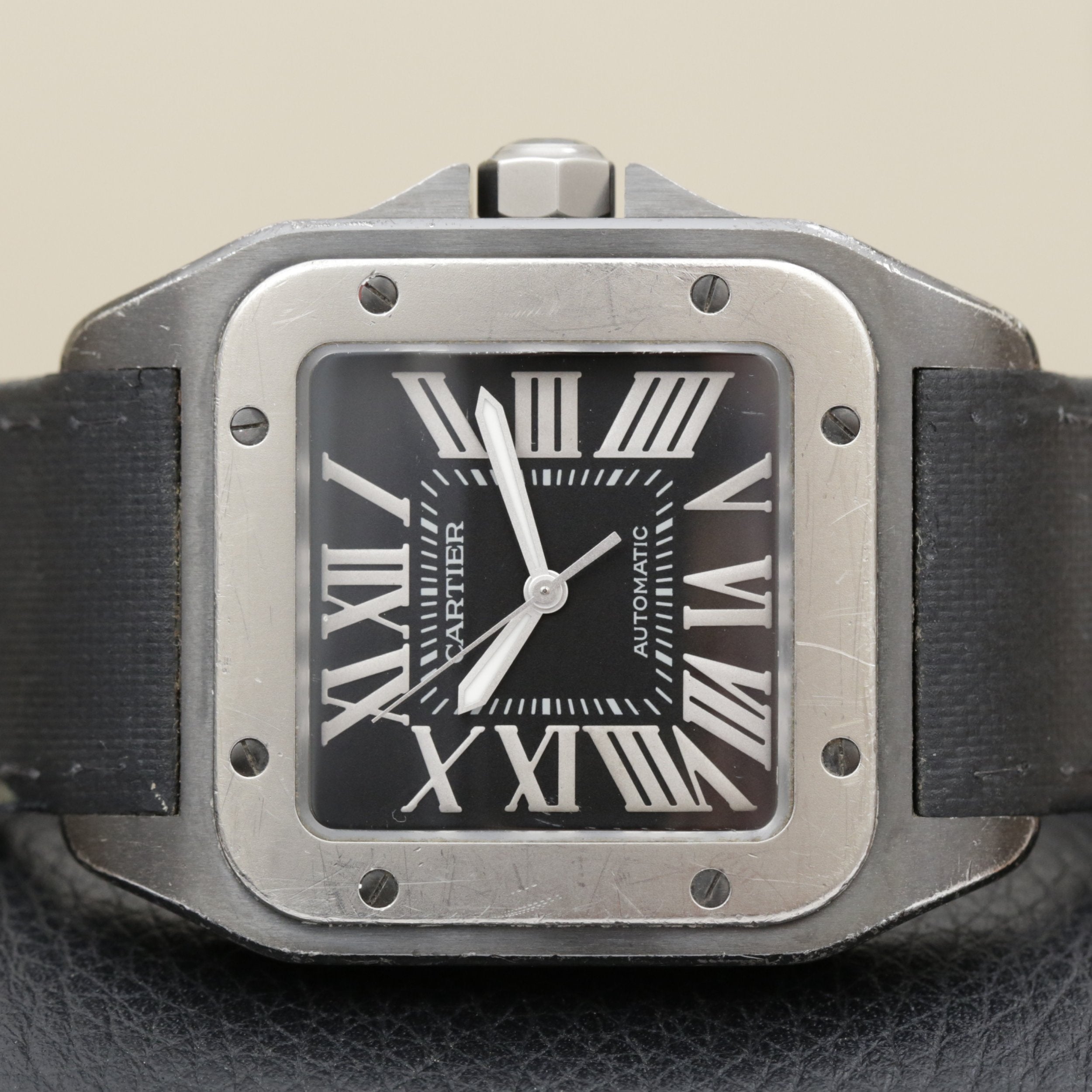 Cartier santos hotsell 100 titanium