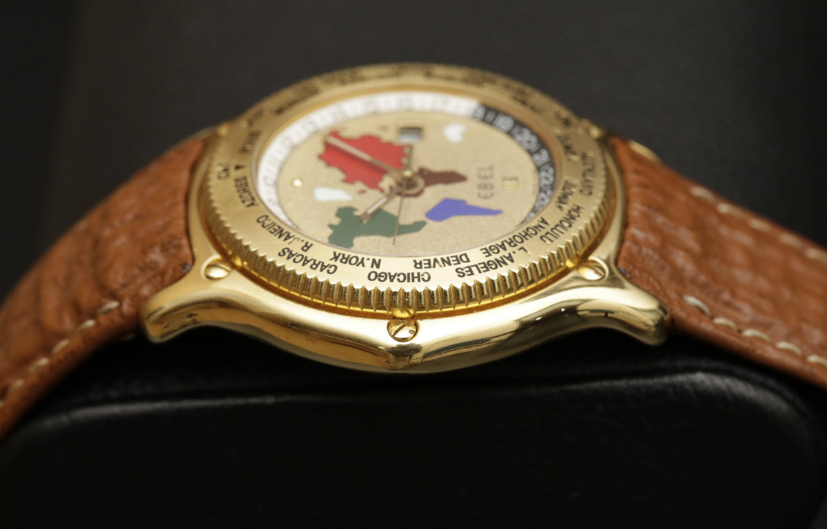 Ebel Voyager World Time 8124913 Enamel