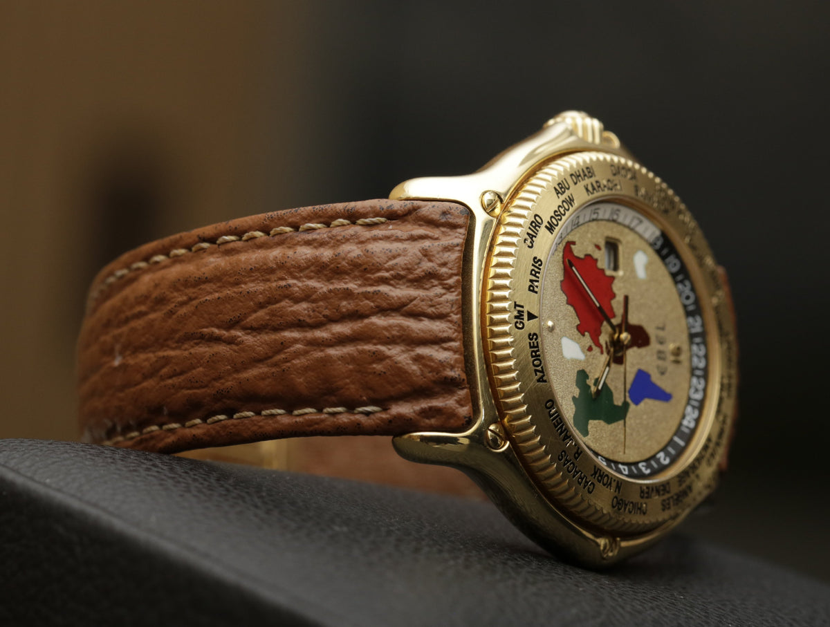 Ebel Voyager World Time 8124913 Enamel