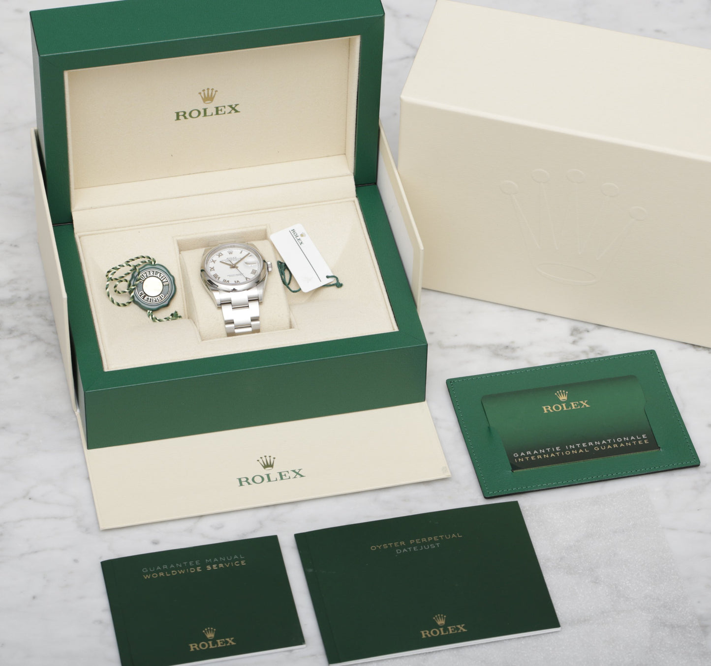 Rolex Datejust 36 - 126200 White Roman