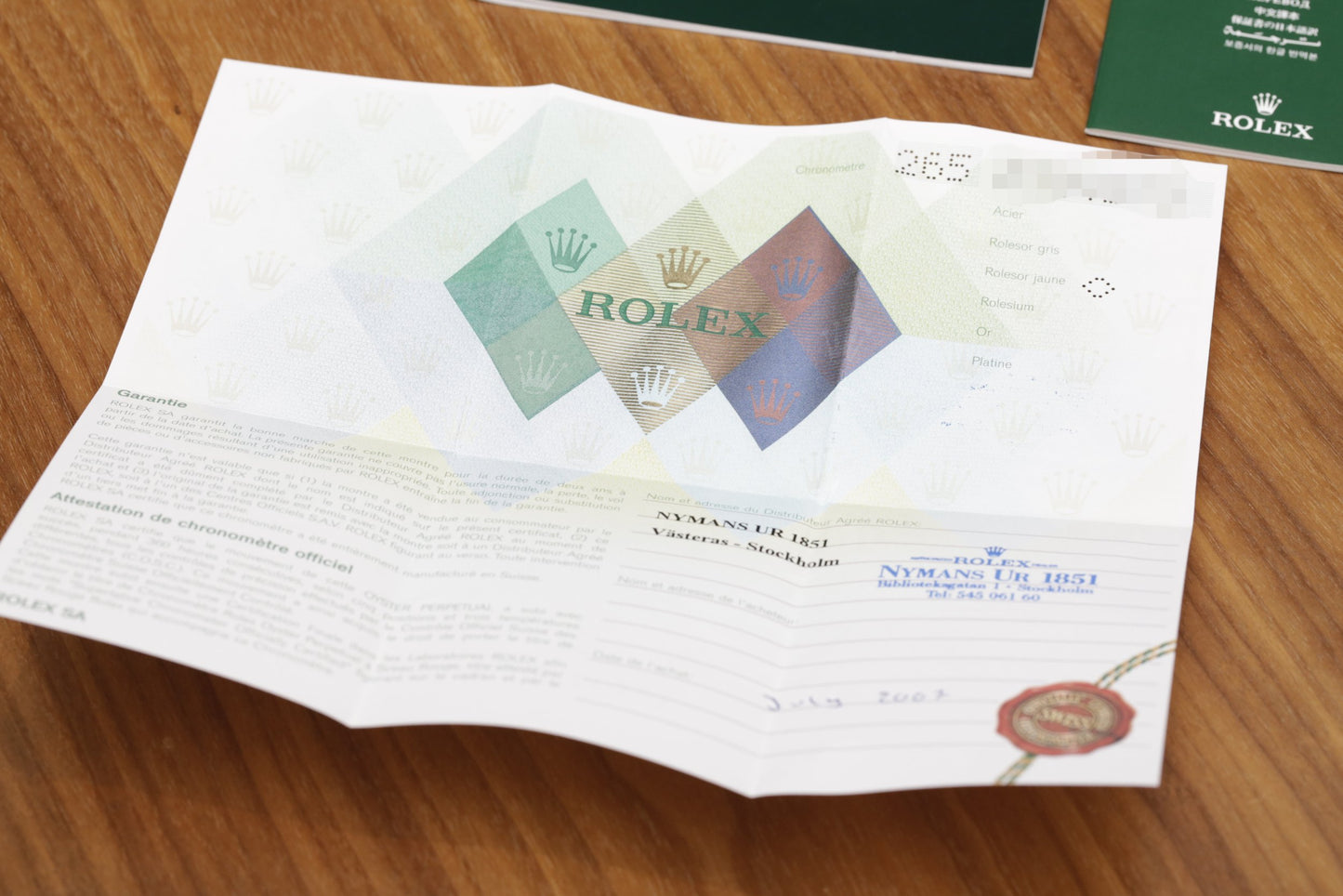 Rolex Submariner 16613 Champagne Serti