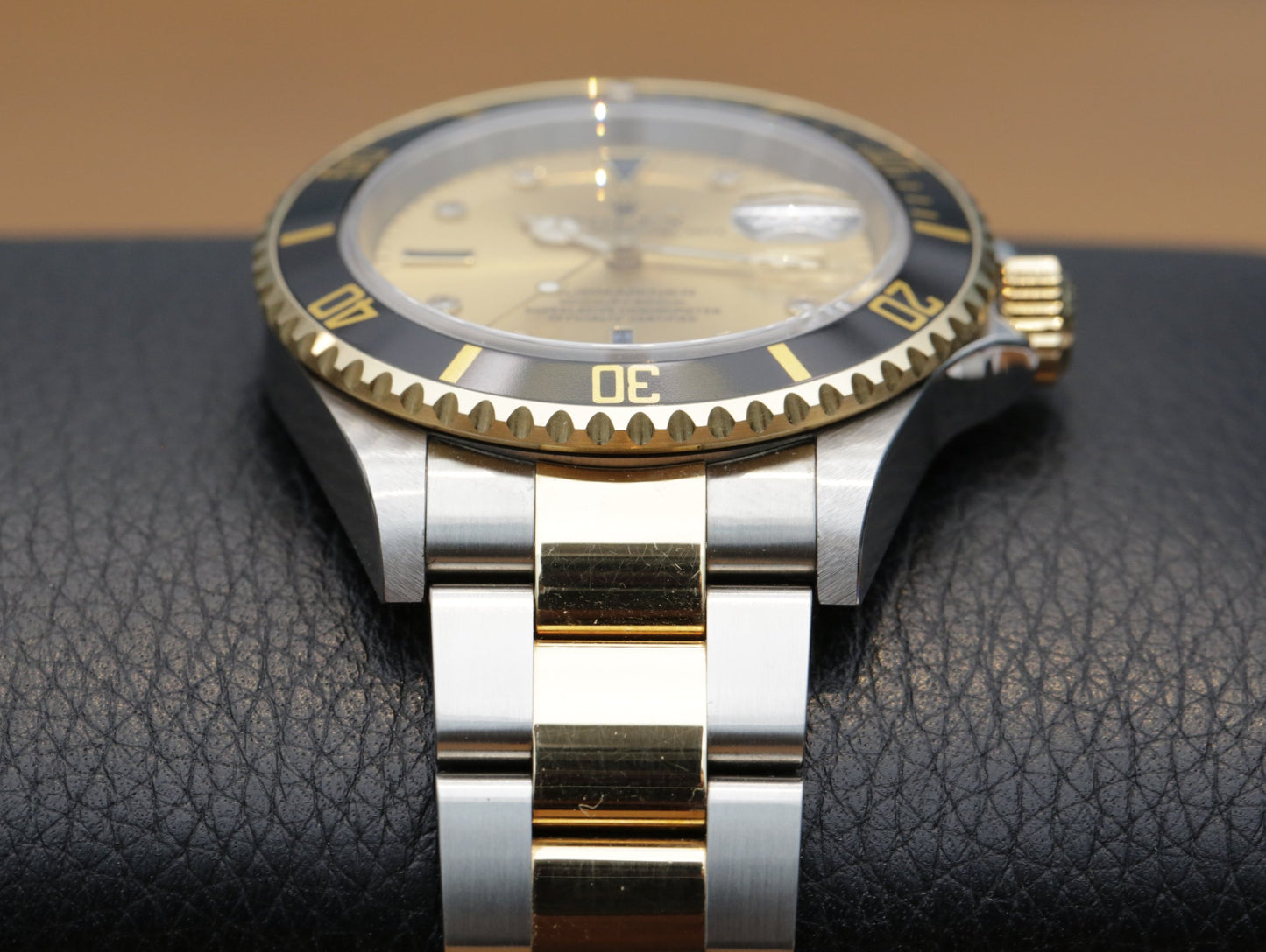 Rolex Submariner 16613 Champagne Serti