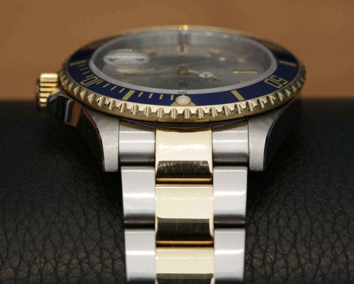 Rolex Submariner 16613 Silver Serti