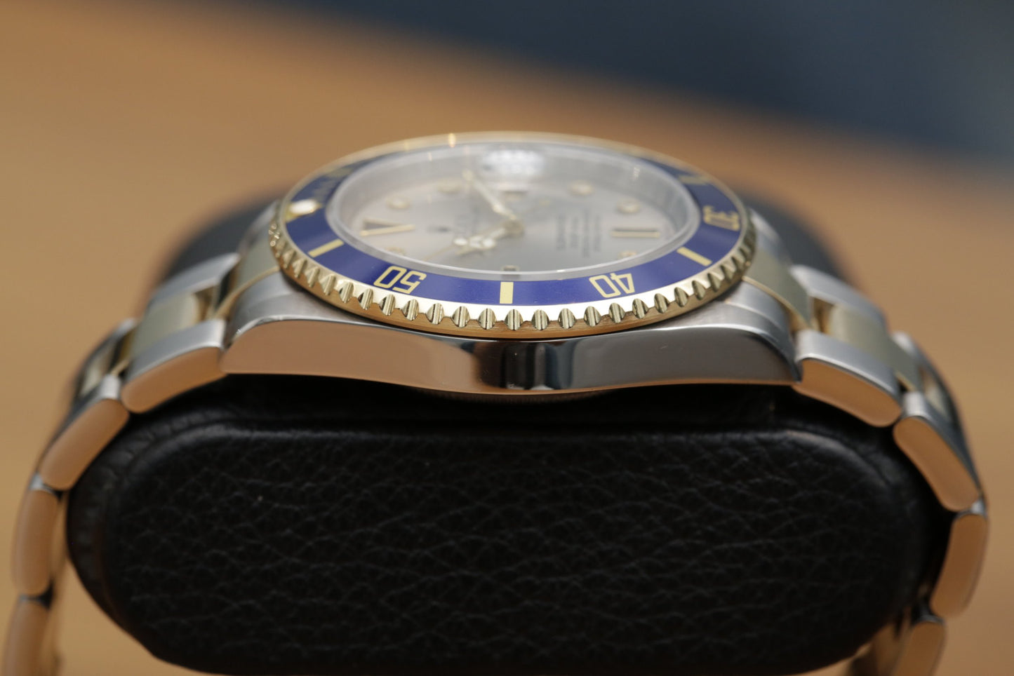 Rolex Submariner 16613 Silver Serti