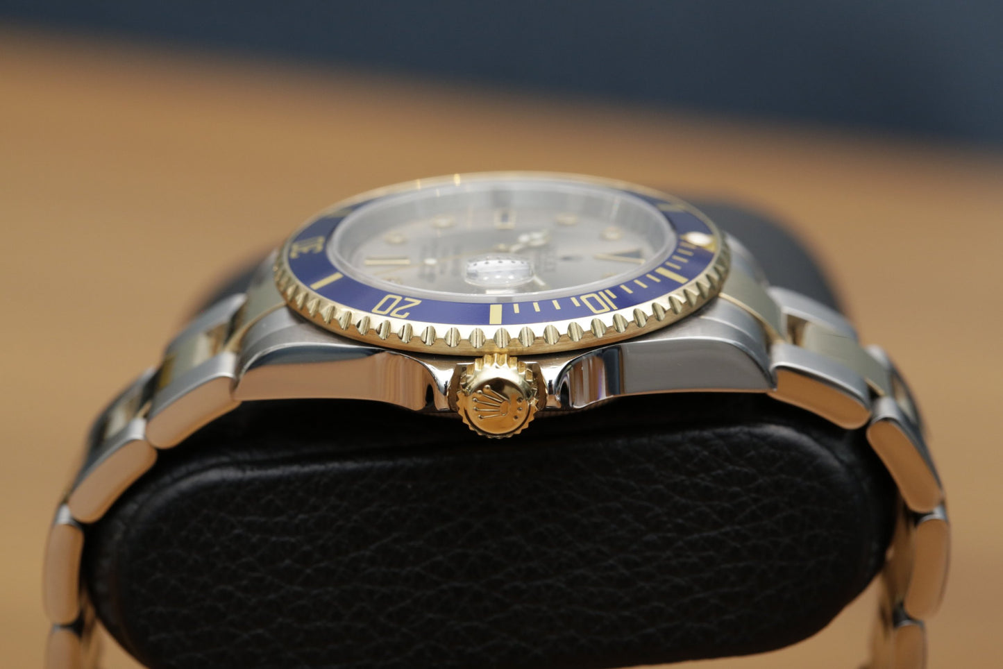 Rolex Submariner 16613 Silver Serti