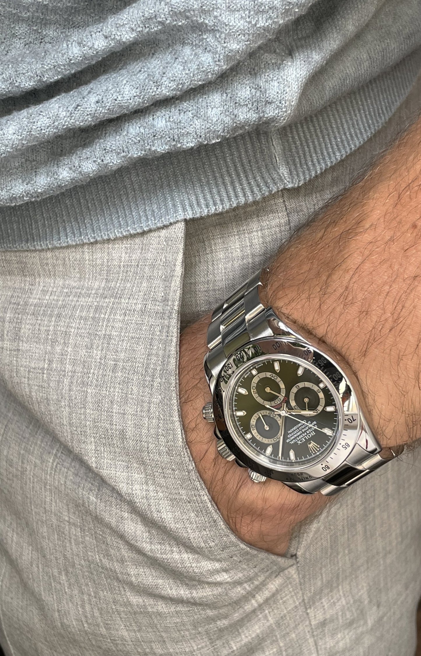 Rolex Daytona 116520 P-serial - thin hands