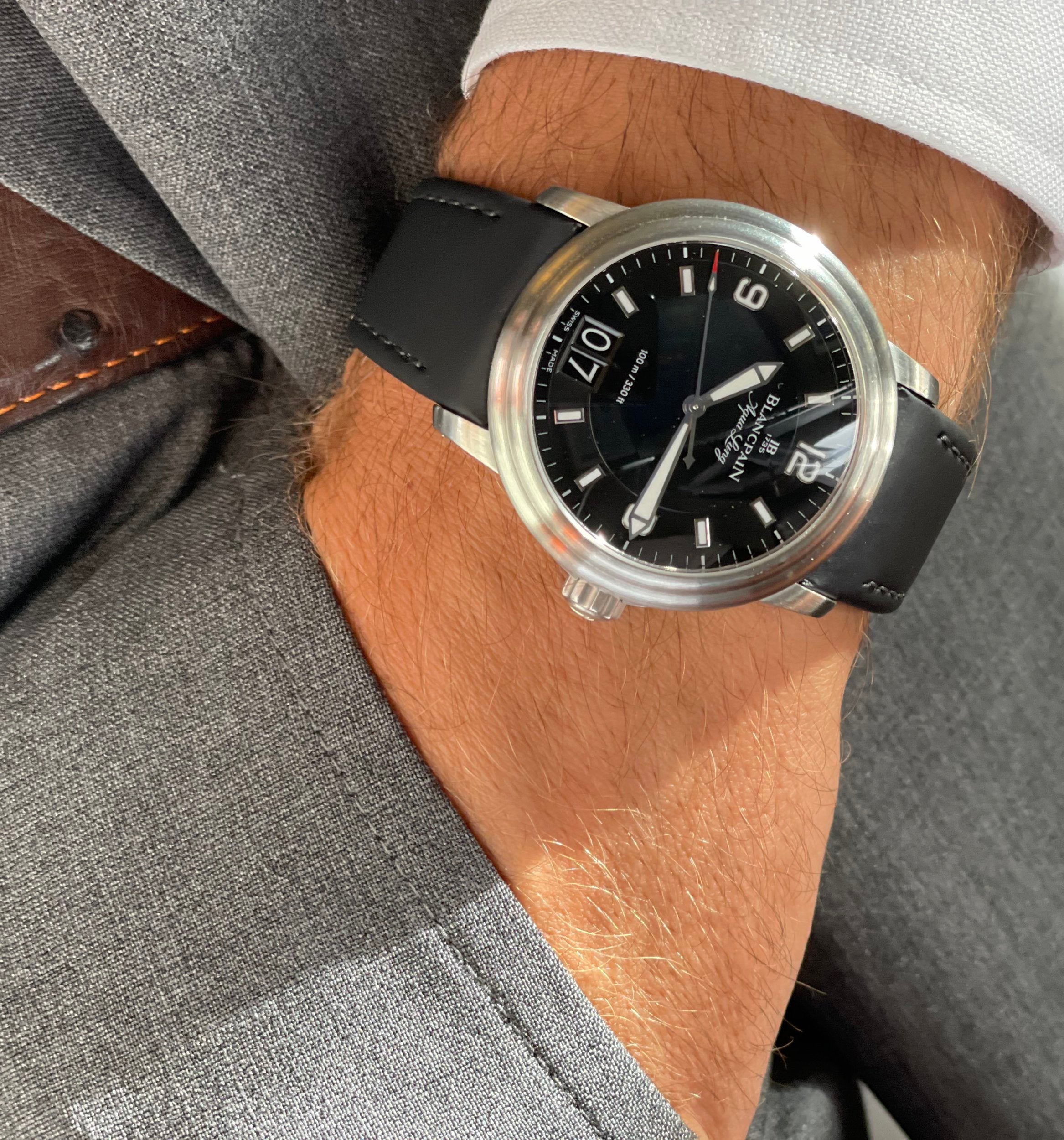 Blancpain aqualung 2024 big date