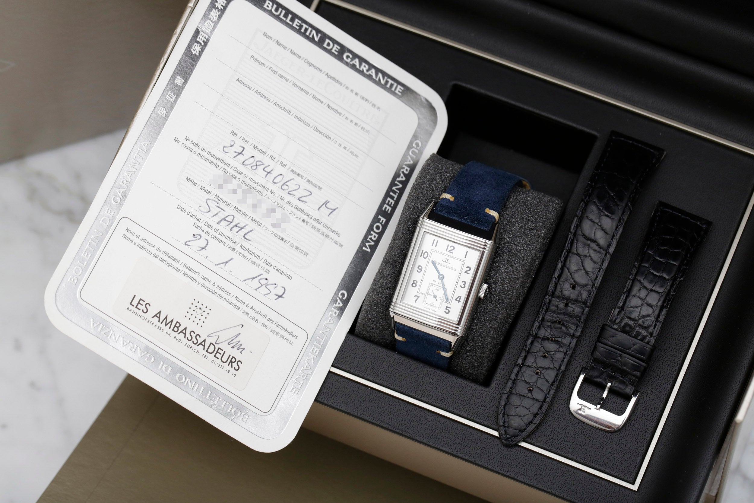 Jaeger LeCoultre Reverso Grande Taille 777CRHONOS