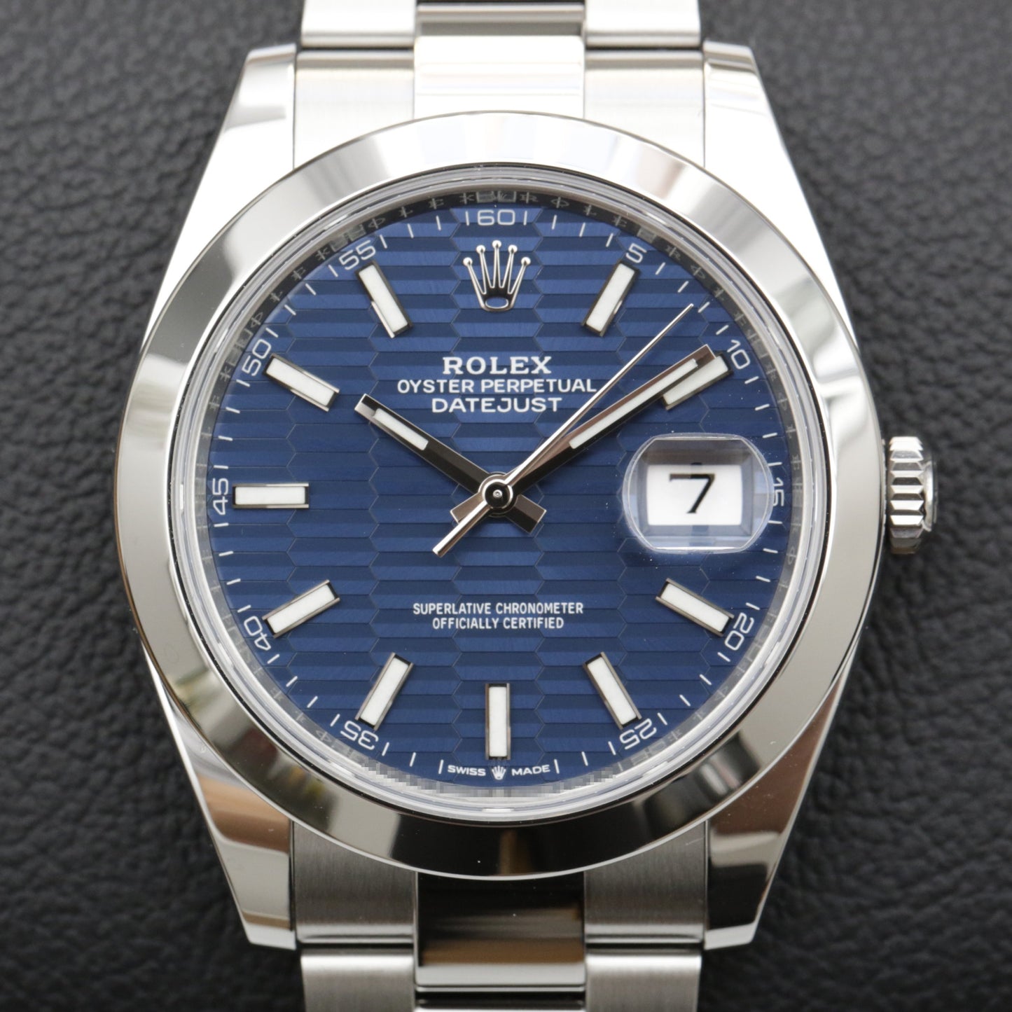 Rolex Datejust 41 - 126300 blue motif dial